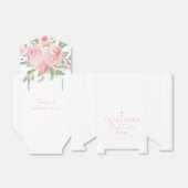 Waterverf Roos Garden Girl Baptisme Bedankdoosjes (Uitgevouwen)