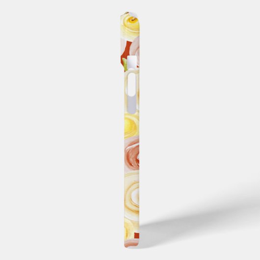 Waterverf Roos gepatenteerd Case-Mate iPhone Case (Achterkant / Links)