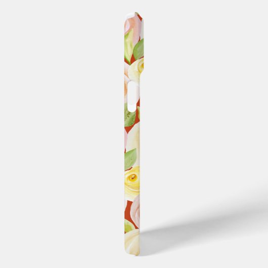 Waterverf Roos gepatenteerd Case-Mate iPhone Case (Achterkant / Rechts)