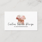 Waterverf Roos gouden Shirten kleding Visitekaartje (Voorkant)