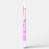 Waterverf Roos Greenery Colorful Monogrammed Case-Mate iPhone Case (Achterkant / Links)