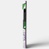 Waterverf Roos Greenery Paars Script Name Case-Mate iPhone Case (Achterkant / Links)