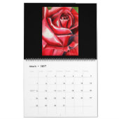 Waterverf Roos kalender Sacha Grossel (Mar 2027)