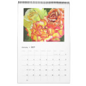 Waterverf Roos kalender Sacha Grossel (Jan 2027)