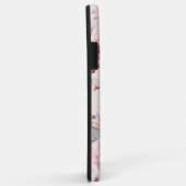 Waterverf Roos krans gepersonaliseerd | Roze Case-Mate iPhone Case (Achterkant/rechts)