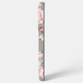 Waterverf Roos krans gepersonaliseerd | Sage Green Samsung Galaxy Hoesje (Achterkant horizontaal)