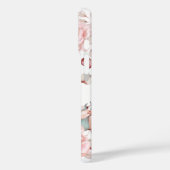 Waterverf Roos krans gepersonaliseerd | Wit Case-Mate iPhone Case (Achterkant / Links)