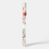 Waterverf Roos krans gepersonaliseerd | Wit Case-Mate iPhone Case (Achterkant / Rechts)