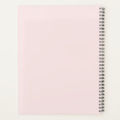 Waterverf Roos krans gepersonaliseerd | Wit Planner (Achterkant)