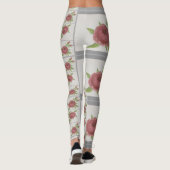 Waterverf Roos Leggings (Achterkant)