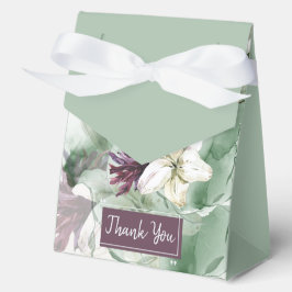 Waterverf Roos, Lily, Magnolia Bedankdoosjes