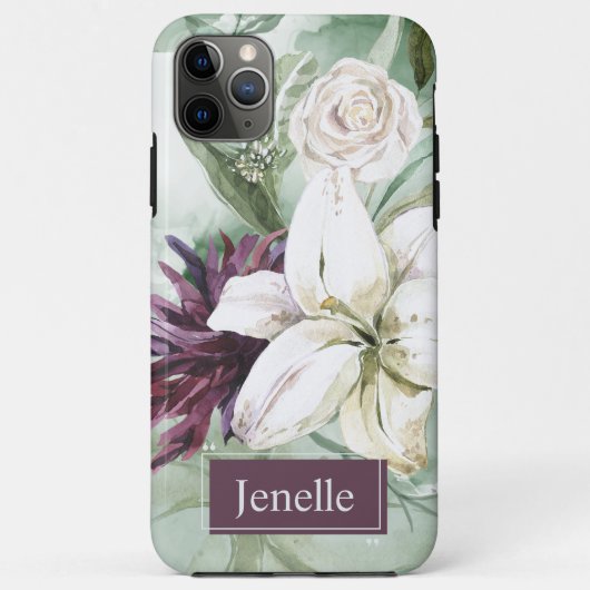 Waterverf Roos, Lily, Magnolia Case-Mate iPhone Case (Achterkant)