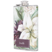 Waterverf Roos, Lily, Magnolia Heupfles (Links)