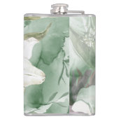 Waterverf Roos, Lily, Magnolia Heupfles (Achterkant)