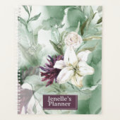 Waterverf Roos, Lily, Magnolia Planner (Voorkant)