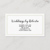 Waterverf Roos Paars Shade Professional Sjabloon Visitekaartje (Achterkant)