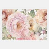 WATERVERF ROOS PEONY DECORATIEF PAPIER INPAKPAPIER VEL (Voorkant)
