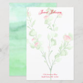 Waterverf Roos — Persoonlijke artikelen (Voorkant / Achterkant)