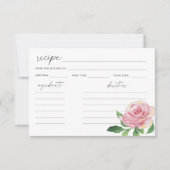 Waterverf Roos - recept - kaart (Voorkant)