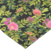Waterverf roos roze bloemen botanische bloemretje tafelkleed (Gekanteld)