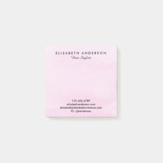 Waterverf roos roze business post-it® notes