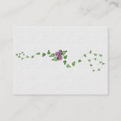 Waterverf Roos RSVP-kaarten (pk 100) Informatiekaartje (Achterkant)