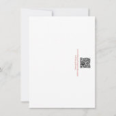 Waterverf Roos slechts een opmerking Bedankkaart (Achterkant)