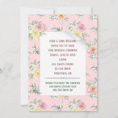 Waterverf Roos Vow Renewal Kaart (Voorkant)