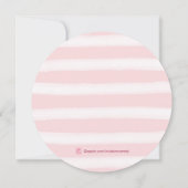 Waterverf Roos Vrijgezellenfeest Kaart (Achterkant)