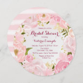 Waterverf Roos Vrijgezellenfeest Kaart (Voorkant / Achterkant)