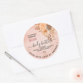 Waterverf Roos Zelfgemaakte Body Butter Label (Envelop)