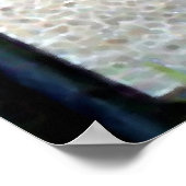 Waterverf Rooster Chicken Print (Hoek)