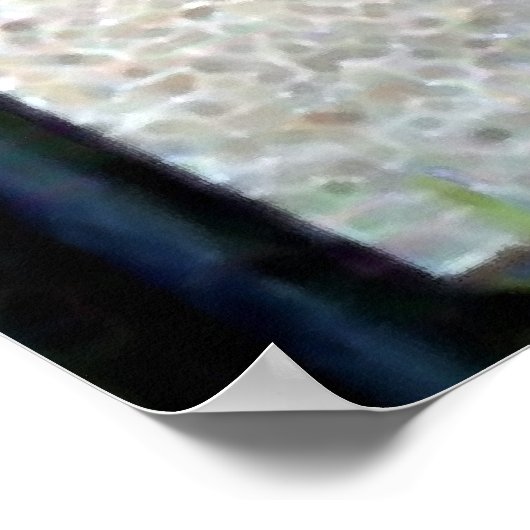 Waterverf Rooster Chicken Print (Hoek)