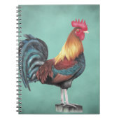 Waterverf Rooster Notitieboek (Voorkant)