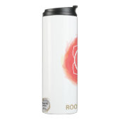 *~ Waterverf Root Chakra Symbol InAttentie Thermosbeker (Gedraaid links)