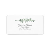 Waterverf Rosemary Etiket (Voorkant)