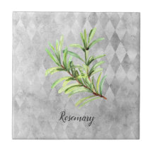 Waterverf Rosemary Herb