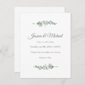 Waterverf Rosemary Kaart (Voorkant / Achterkant)