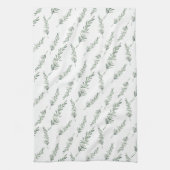 Waterverf Rosemary Pattern Theedoek (Verticaal)