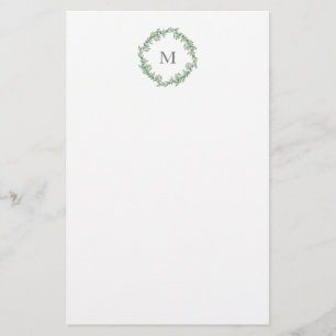 Waterverf Rosemary Wreath Briefpapier