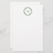 Waterverf Rosemary Wreath Briefpapier (Voorkant / Achterkant)