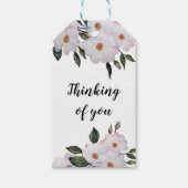 Waterverf Roses Ballerina Floral Art Cadeaulabel (Voorkant)