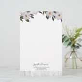 Waterverf Roses Ballerina Illustratie Briefpapier (Staand voorkant)