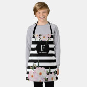 Waterverf Roses Ballerina Monogram Stripes S Schort (Gedragen)