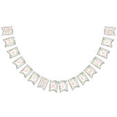 Waterverf Roses Greenery Happy Birthday Vlaggetjes (Alle)