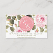 Waterverf Roses Loyalty Visitekaartje (Achterkant)