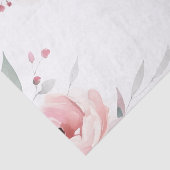 Waterverf Roses Wedding Tissuepapier (Detail)