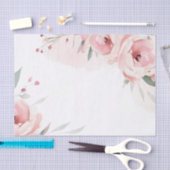 Waterverf Roses Wedding Tissuepapier (Craft)