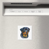 Waterverf Rottweiler Magneet (Insitu (Vaatwasser))