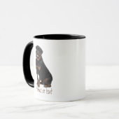 Waterverf Rotweiller Pet Dog Aangepaste Mok (Voorkant links)